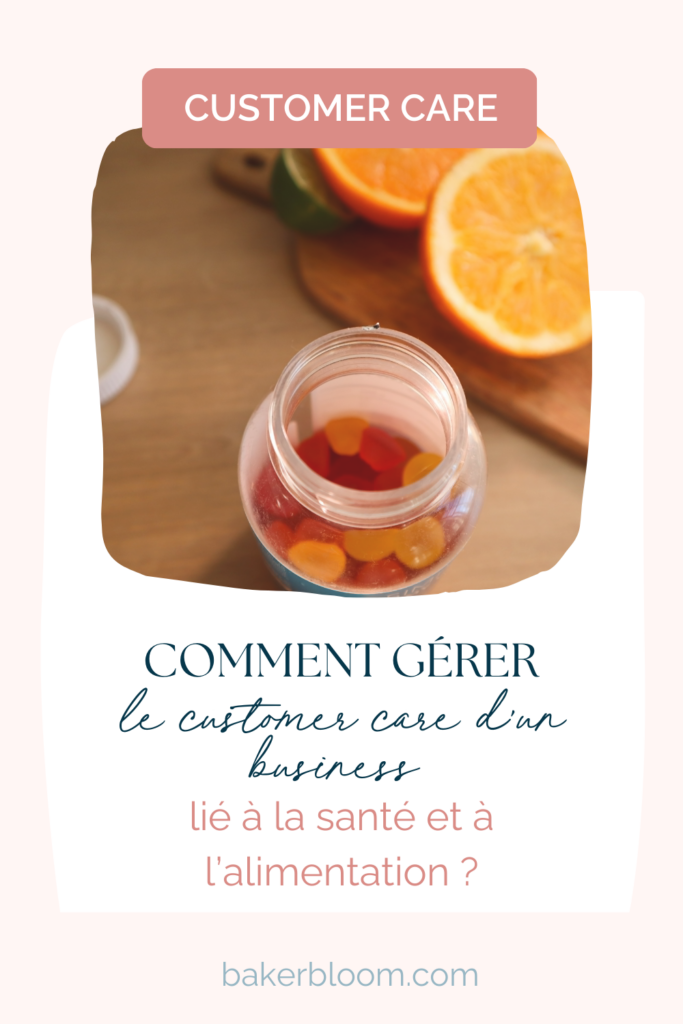 compléments alimentaires customer care 